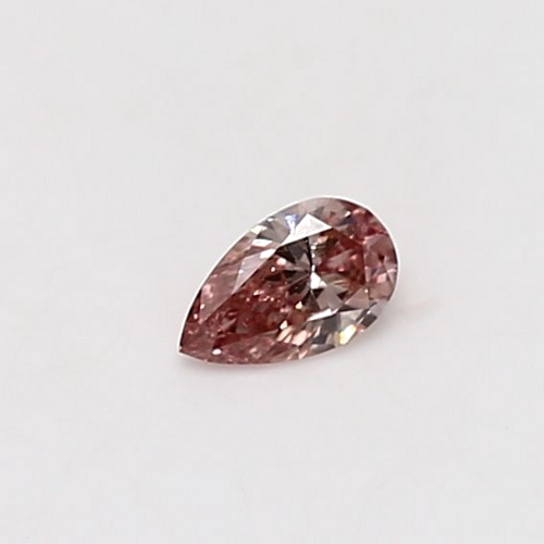 0.16 carat Fancy Brownish Orangey Pink-VS2 Natūralus Pear Deimantas (1)