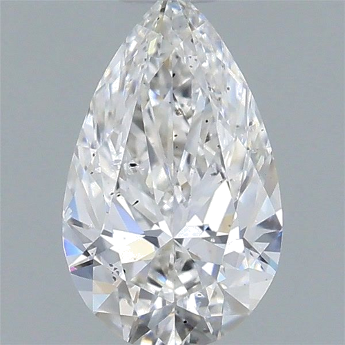 0.5 carat H-SI2 Natūralus Pear Deimantas (1)
