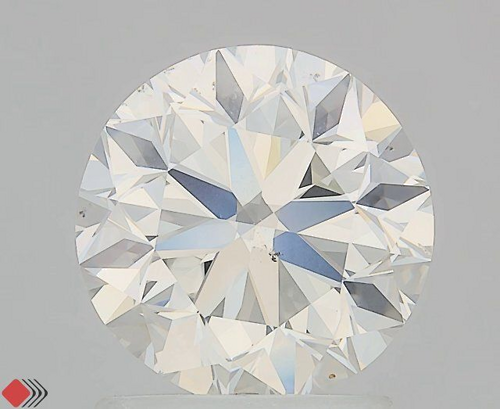 1.72 carat I-SI2 Very Good cut Natūralus Round Deimantas (1)