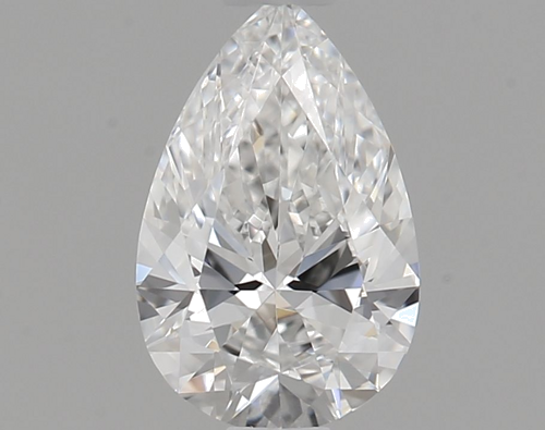 0.42 carat F-VVS1 Natūralus Pear Deimantas (1)