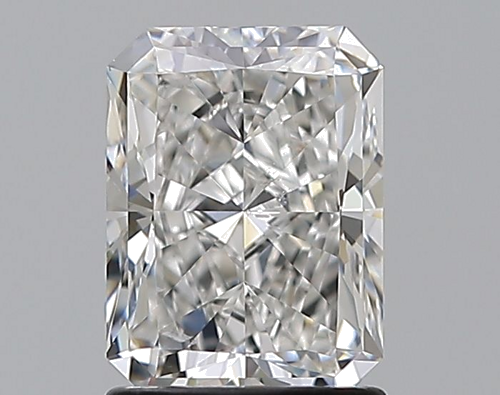 1.51 carat F-SI1 Natūralus Radiant Deimantas (1)