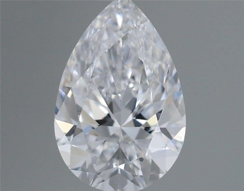 0.51 carat D-VVS2 Natūralus Pear Deimantas (1)
