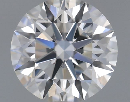 0.44 carat F-VVS2 Excellent cut Natūralus Round Deimantas (1)
