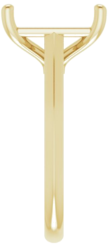 Sužadėtuvių Žiedas „Solitaire“ 585 Geltonojo Aukso Emerald 11mm x 9mm (4)