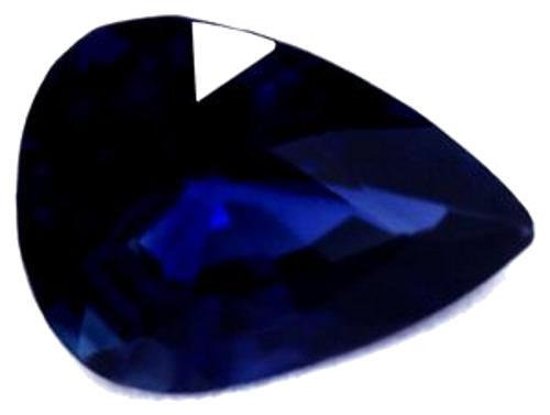 0.68 carat BLUE Pear Safyras (1)