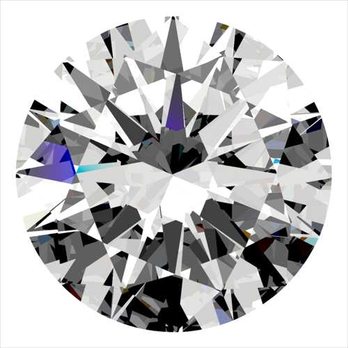 0.4 carat E-SI1 Very Good cut Natūralus Round Deimantas (1)