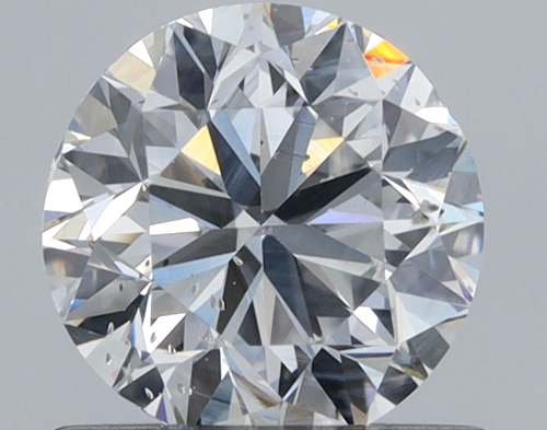 0.9 carat E-SI2 Very Good cut Natūralus Round Deimantas (1)
