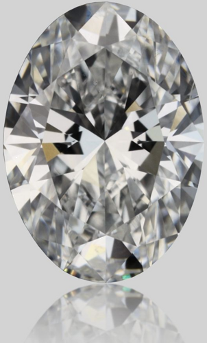 0.53 carat E-SI1 Natūralus Oval Deimantas (1)