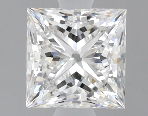 0.6 carat G-VVS1 Natūralus Princess Deimantas (1)