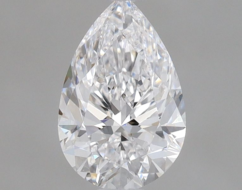 0.58 carat D-VVS2 Natūralus Pear Deimantas (1)