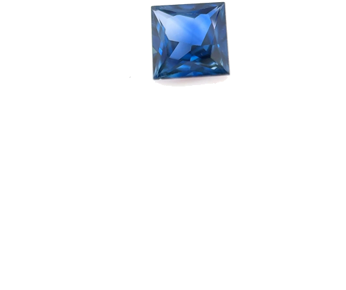 0.42 carat BLUE Princess Safyras (1)