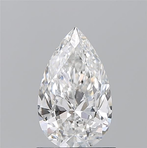 1.01 carat F-SI2 Natūralus Pear Deimantas (1)