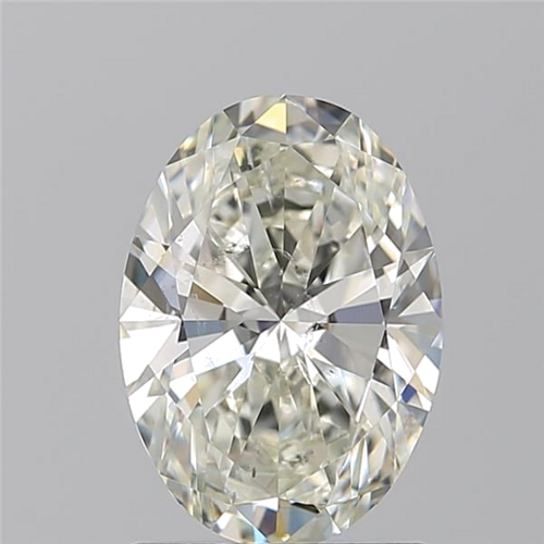 1.51 carat K-SI2 Natūralus Oval Deimantas (1)
