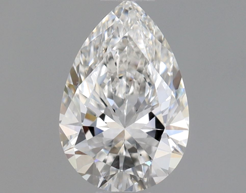 0.52 carat E-VS2 Natūralus Pear Deimantas (1)
