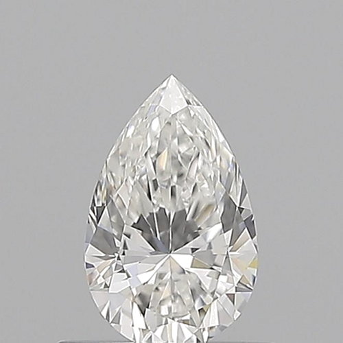 0.52 carat F-VVS1 Natūralus Pear Deimantas (1)