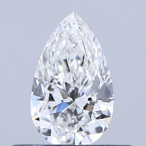 0.3 carat D-VS1 Natūralus Pear Deimantas (1)