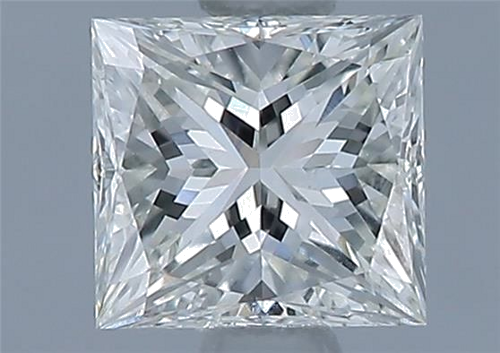 0.67 carat I-VS2 Natūralus Princess Deimantas (1)
