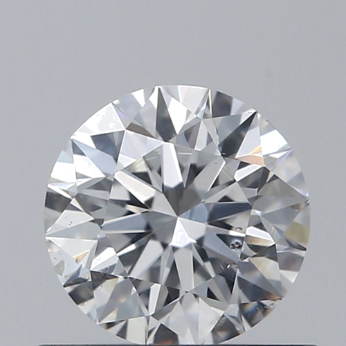 0.53 carat F-SI1 Excellent cut Natūralus Round Deimantas (1)