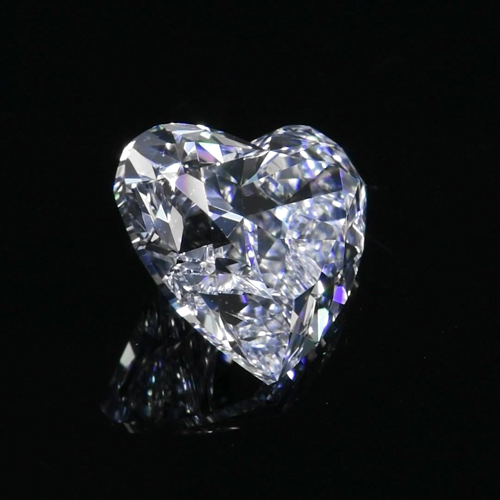 3.58 carat D-VS1 Natūralus Heart Deimantas (1)