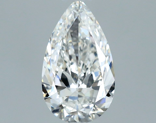 0.5 carat F-VVS1 Natūralus Pear Deimantas (1)