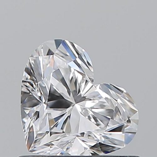 0.7 carat D-VS1 Natūralus Heart Deimantas (1)