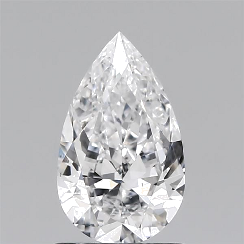 1.0 carat D-SI1 Natūralus Pear Deimantas (1)