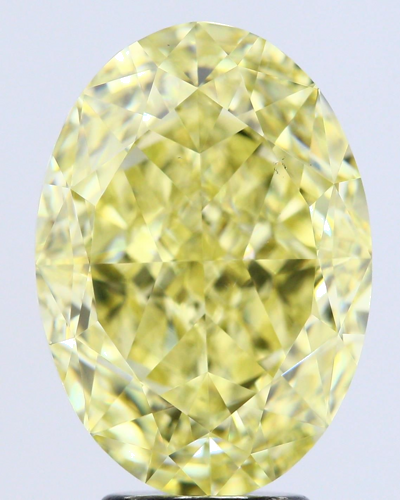 6.03 carat Fancy Yellow-VS2 Natūralus Oval Deimantas (1)