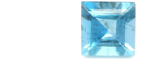 0.5 carat BLUE STEP cut Square Aquamarine (1)