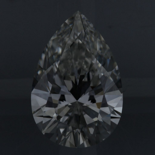 0.52 carat G-SI1 Natūralus Pear Deimantas (1)