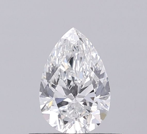 0.5 carat E-VS2 Natūralus Pear Deimantas (1)
