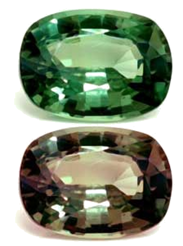 0.47 carat GREEN Cushion Alexandrite (1)
