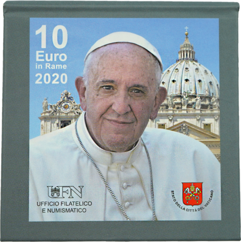 2020 Ватиканa Микеланджело Пиета - монета от 10 евро (5)