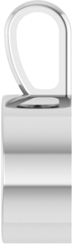 14K White 10 mm Round Bezel-Set Pendant Mounting (3)