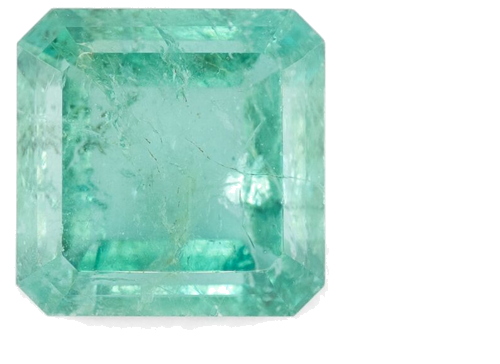 2.84 carat GREEN Octagonal Smaragdas (1)
