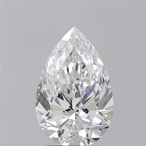 3.01 carat D-SI1 Natūralus Pear Deimantas (1)