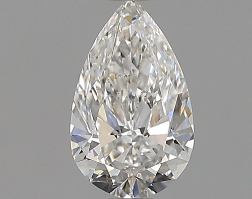 0.53 carat F-SI2 Natūralus Pear Deimantas (1)