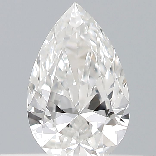 0.19 carat E-VVS2 Natūralus Pear Deimantas (1)