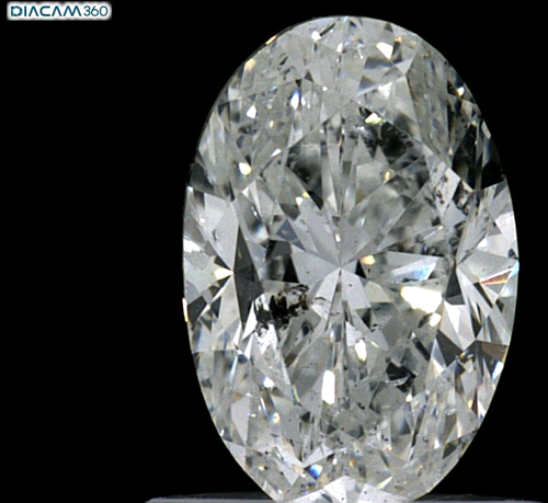 1.0 carat F-SI2 Natūralus Oval Deimantas (1)