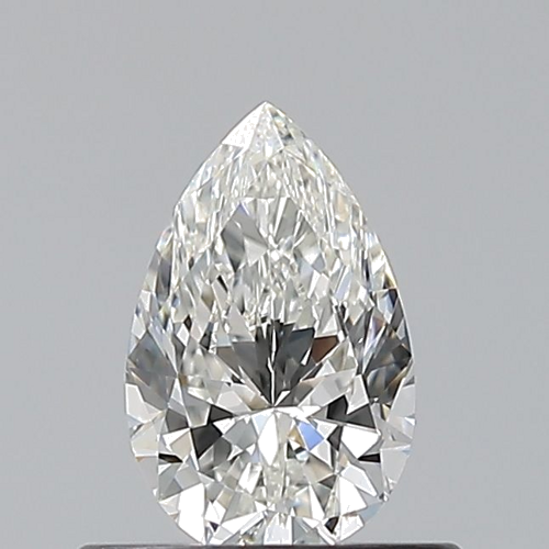 0.5 carat G-VS2 Natūralus Pear Deimantas (1)