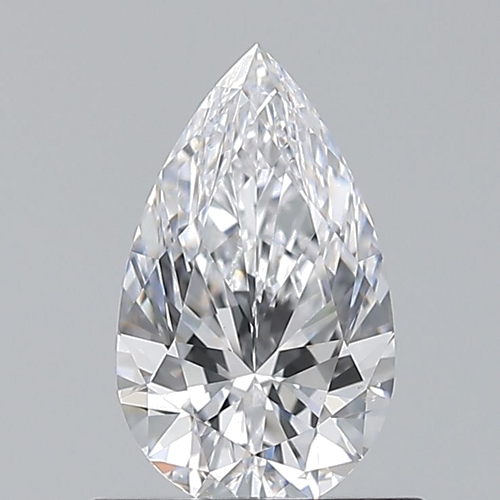 0.7 carat D-VS2 Natūralus Pear Deimantas (1)