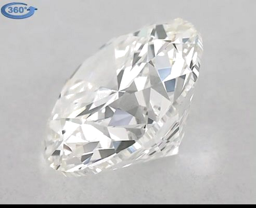 0.9 carat H-VVS2 Very Good cut Natūralus Round Deimantas (1)