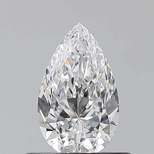 0.53 carat D-VVS2 Natūralus Pear Deimantas (1)