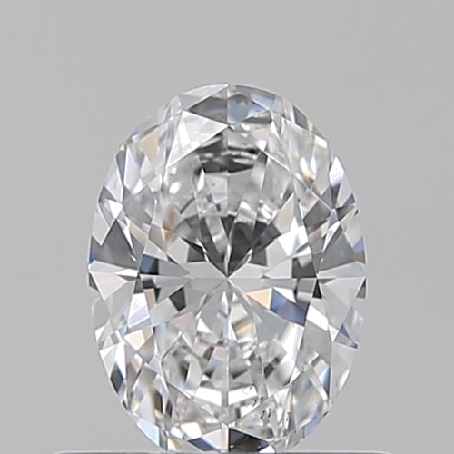 0.5 carat D-SI1 Natūralus Oval Deimantas (1)