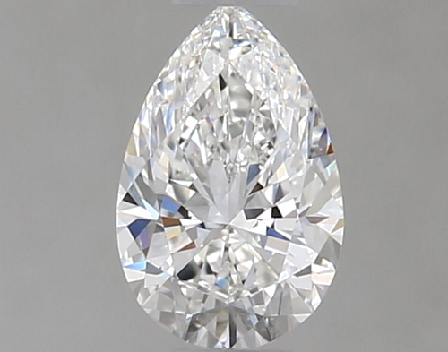0.41 carat F-VVS2 Natūralus Pear Deimantas (1)