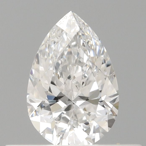 0.35 carat E-IF Natūralus Pear Deimantas (1)