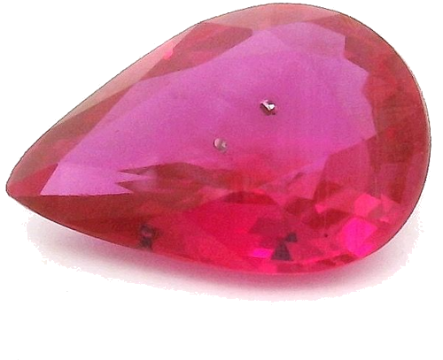 0.61 carat RED Pear Rubinas (1)