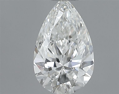 0.41 carat F-VVS2 Natūralus Pear Deimantas (1)
