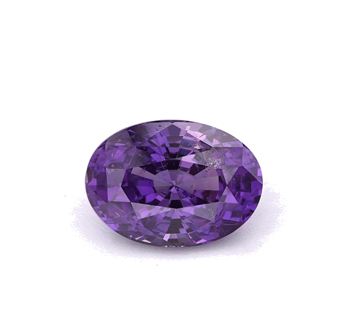 2.85 carat PURPLE STEP cut Oval Safyras (1)