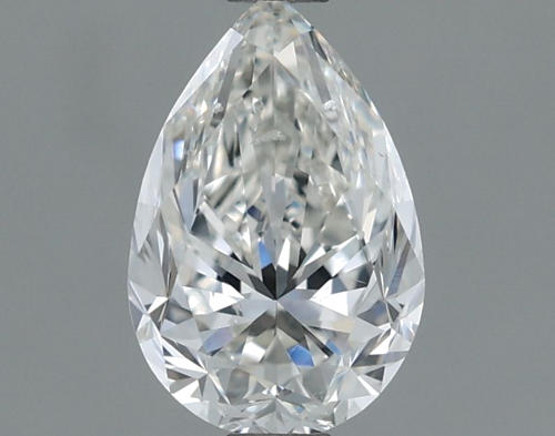 1.0 carat I-SI2 Natūralus Pear Deimantas (1)