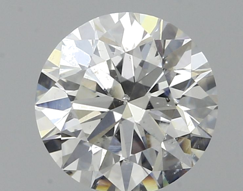 0.5 carat F-SI2 Excellent cut Natūralus Round Deimantas (1)